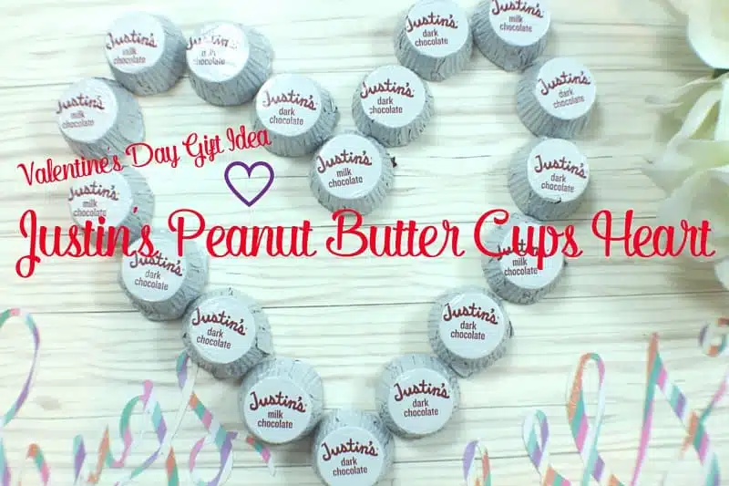 Justin’s Peanut Butter Cups Heart: Valentine’s Day Gift Idea