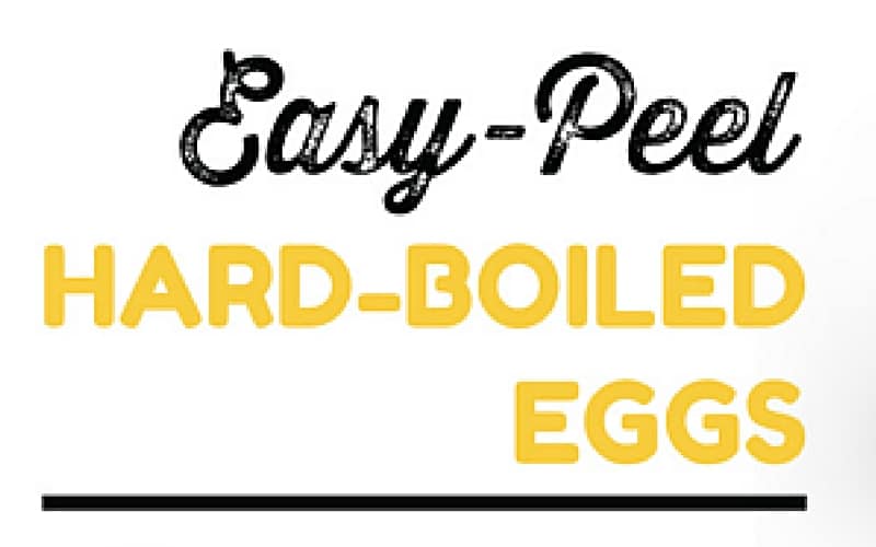 An Easier Way To Hard Boil Eggs