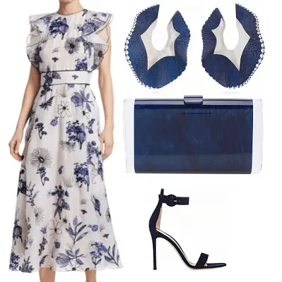Going to be a summer wedding guest – Blossoming Blue Will Never Fail