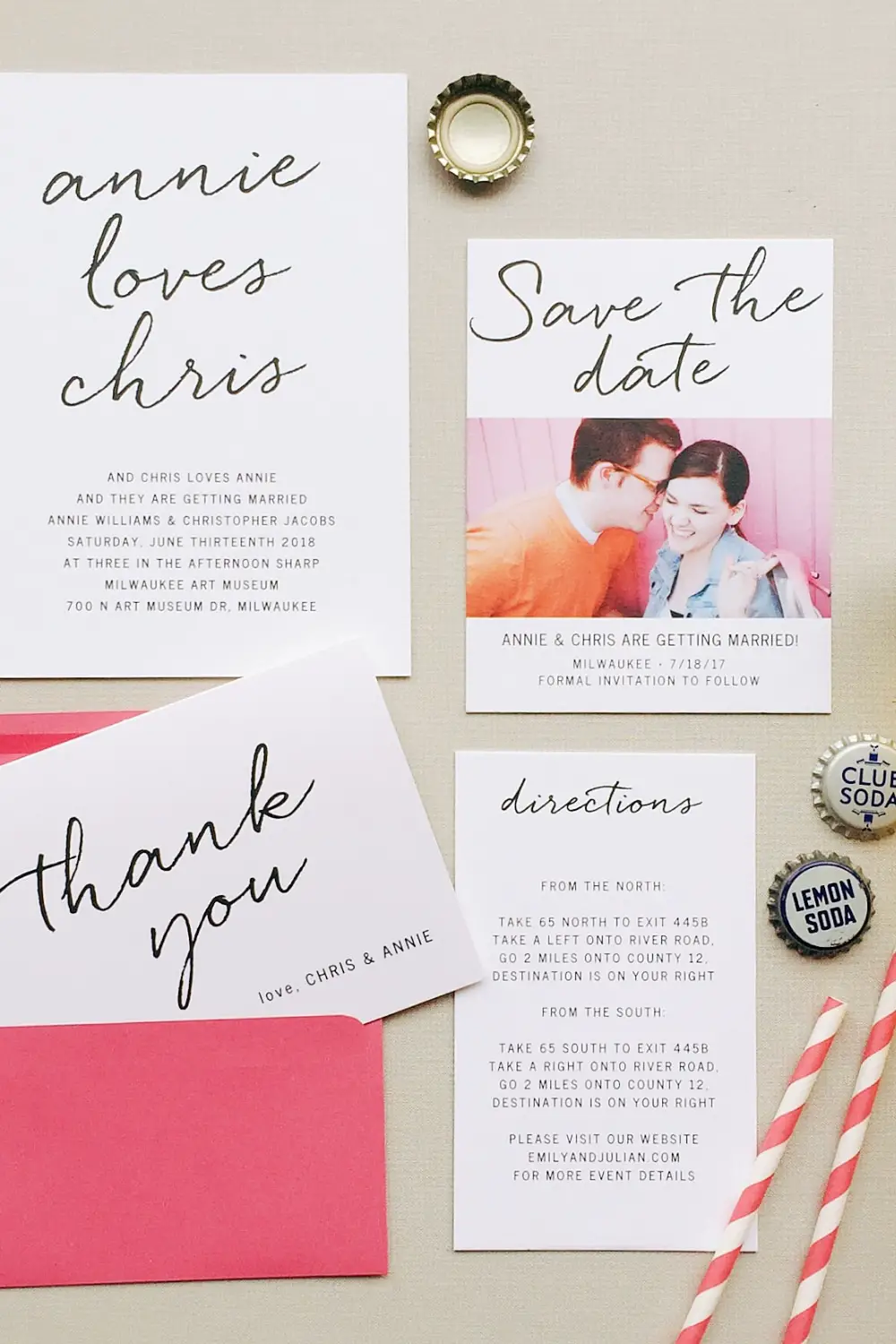 Modern Save The Date Ideas