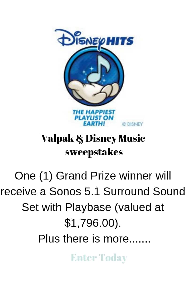 Valpak & Disney Music sweepstakes