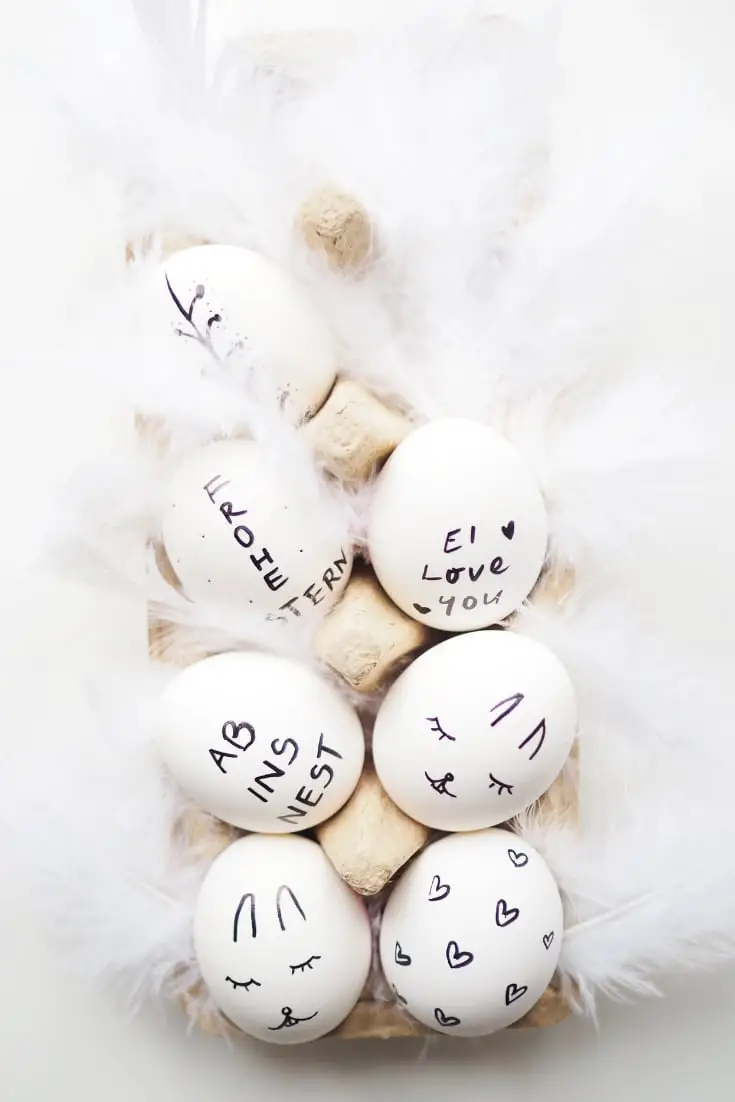 No-Dye Easter egg Decorating Ideas Using Plastic Eggs Roundup