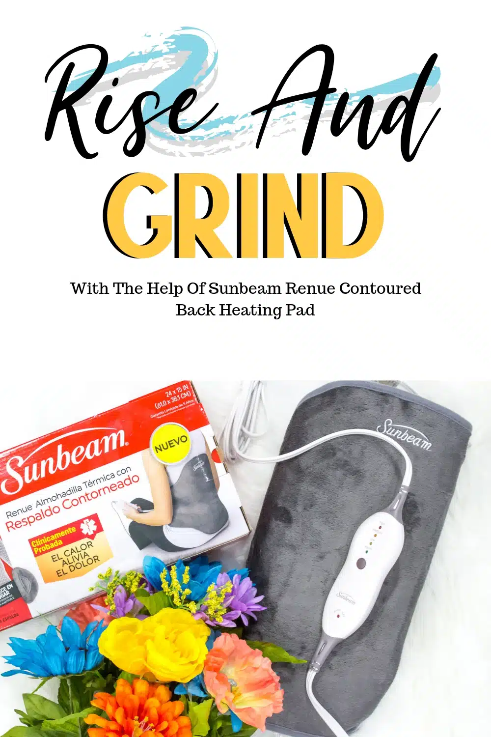Rise And Grind With The Help Of Sunbeam Renue Contoured Back Heating Pad