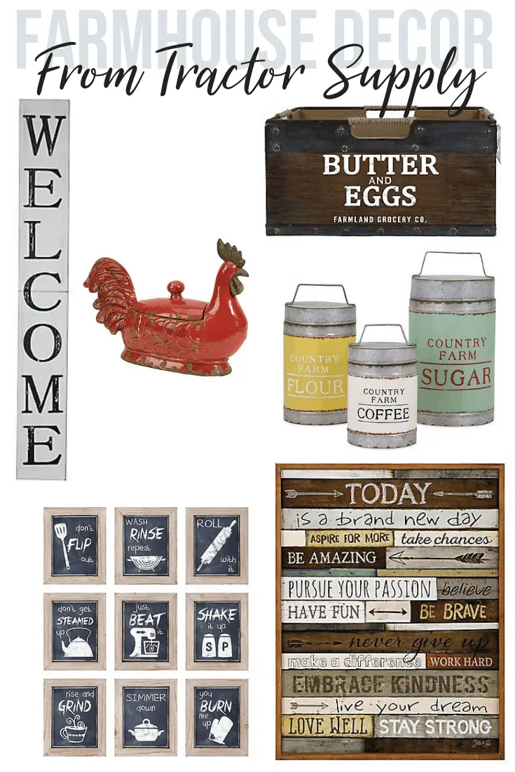 Farmhouse Decor from Tractor Supply