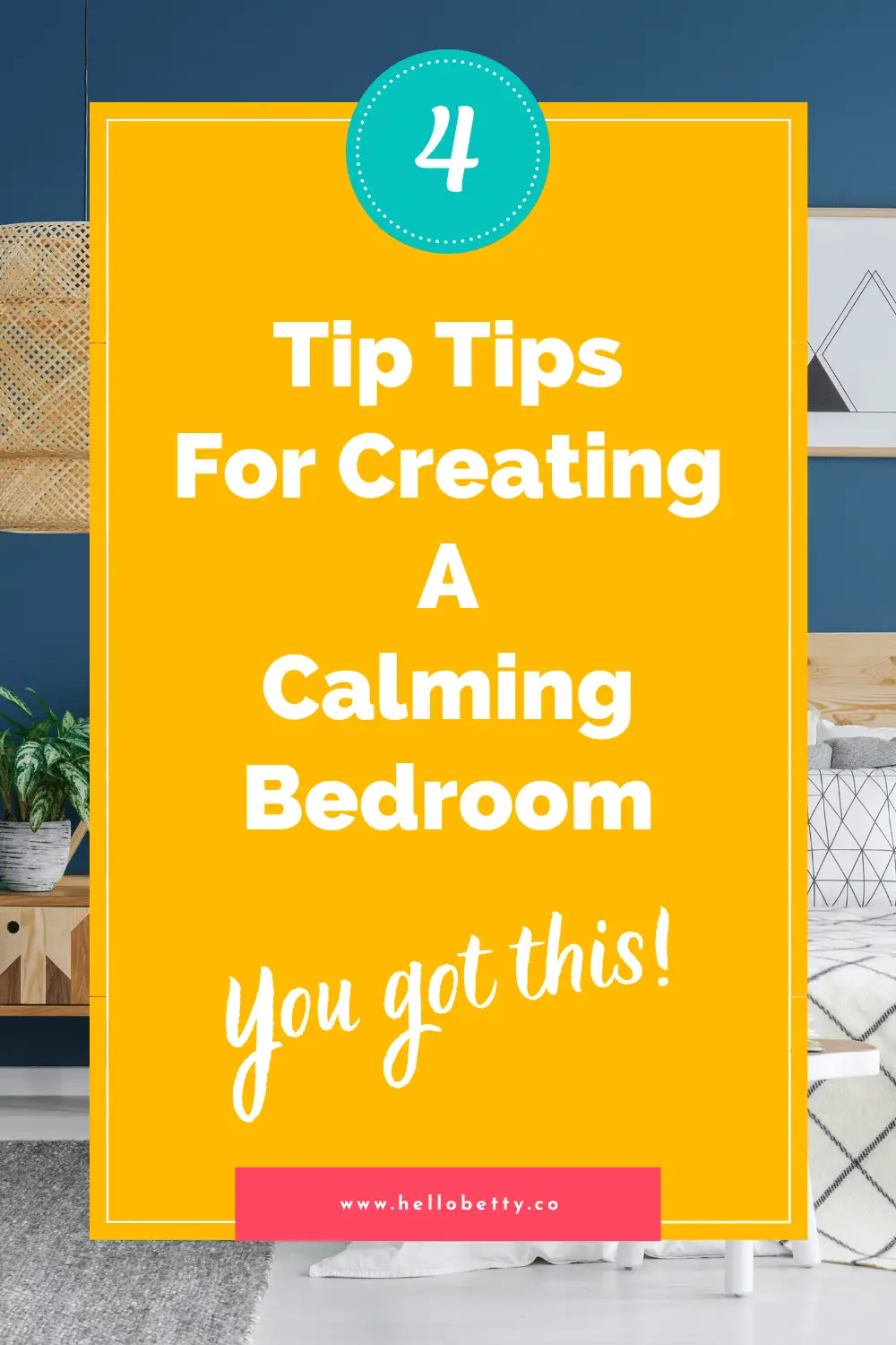 4 Top Tips for creating a bedroom