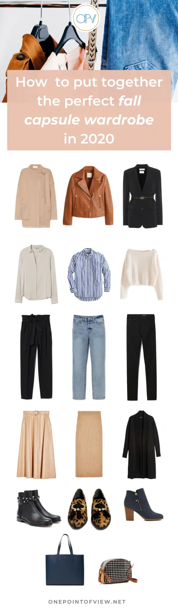 How to Put Together the Perfect Fall Capsule Wardrobe