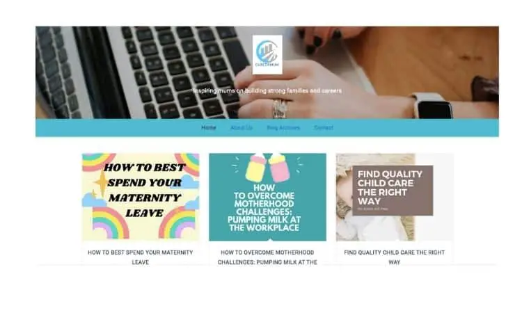 one of the blogs for working moms 