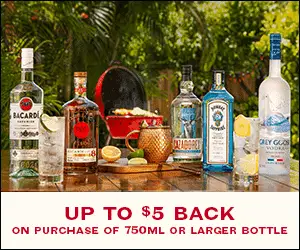 Calling All Cocktail Lovers! $5 off Bacardi Family Of Brands