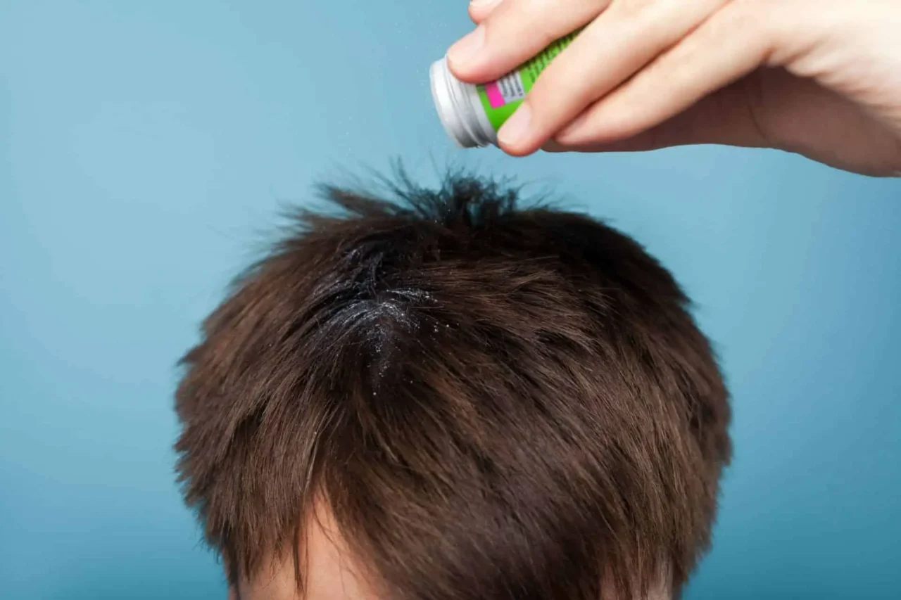 How to get the dry shampoo out of hair